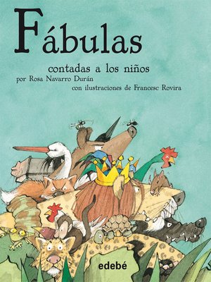 cover image of Fábulas contadas a los niños